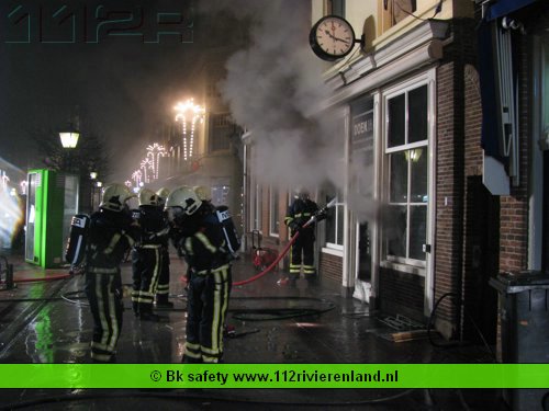 Grote brand in het centrum