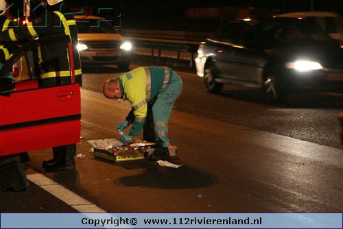 Ongeval tussen twee auto`s op de A2