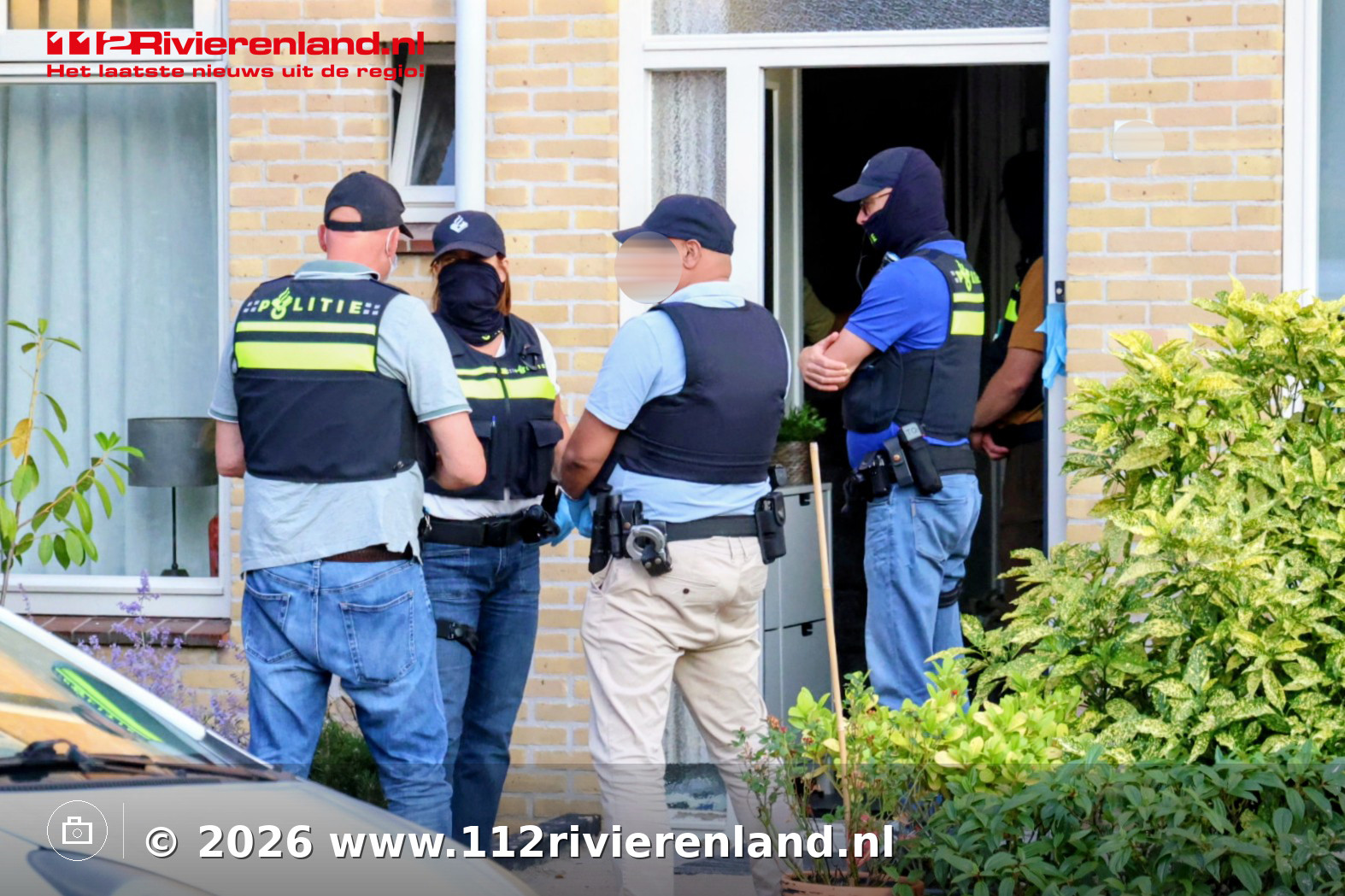 Aanhouding na politie-inval in woning