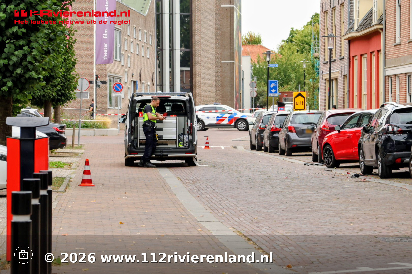 Politie zet omgeving af na verkeersconflict