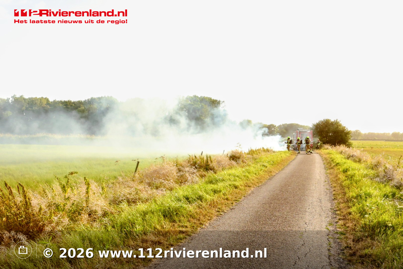 Bermbrand snel geblust aan Melsekampweg