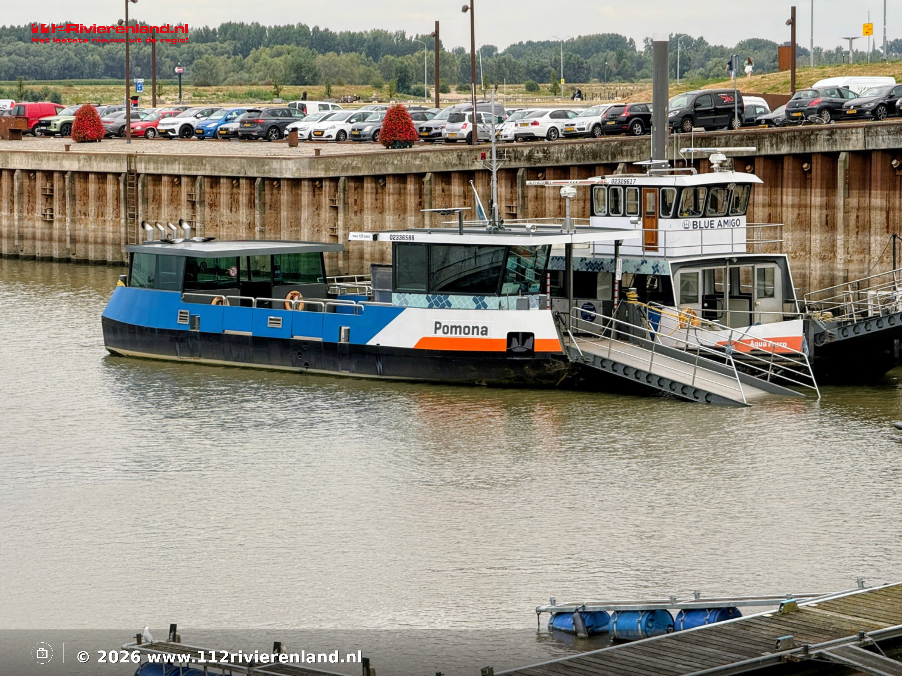 Lage waterstand legt jachthaven vrijwel droog