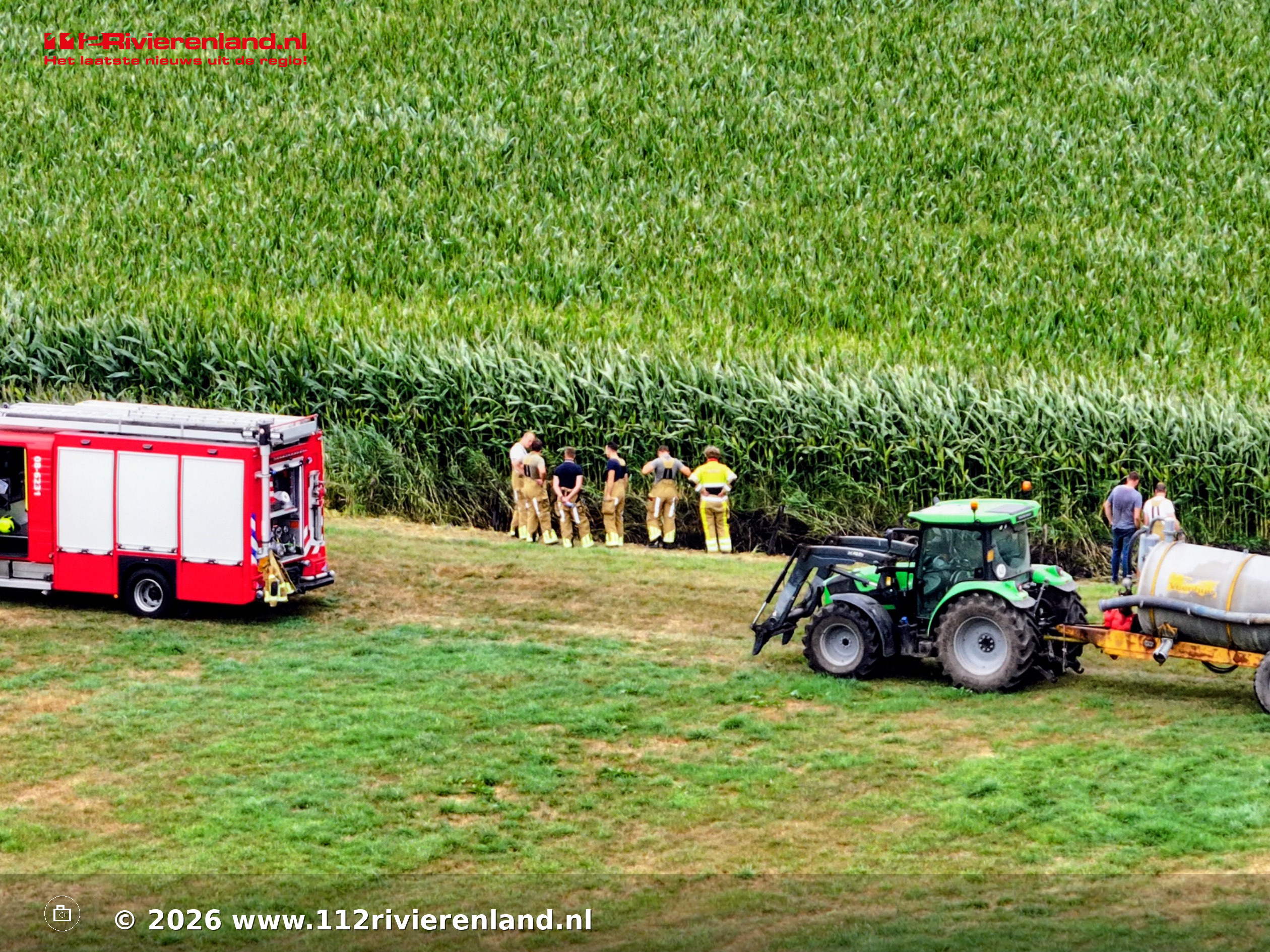 Akkerbrand snel onder controle