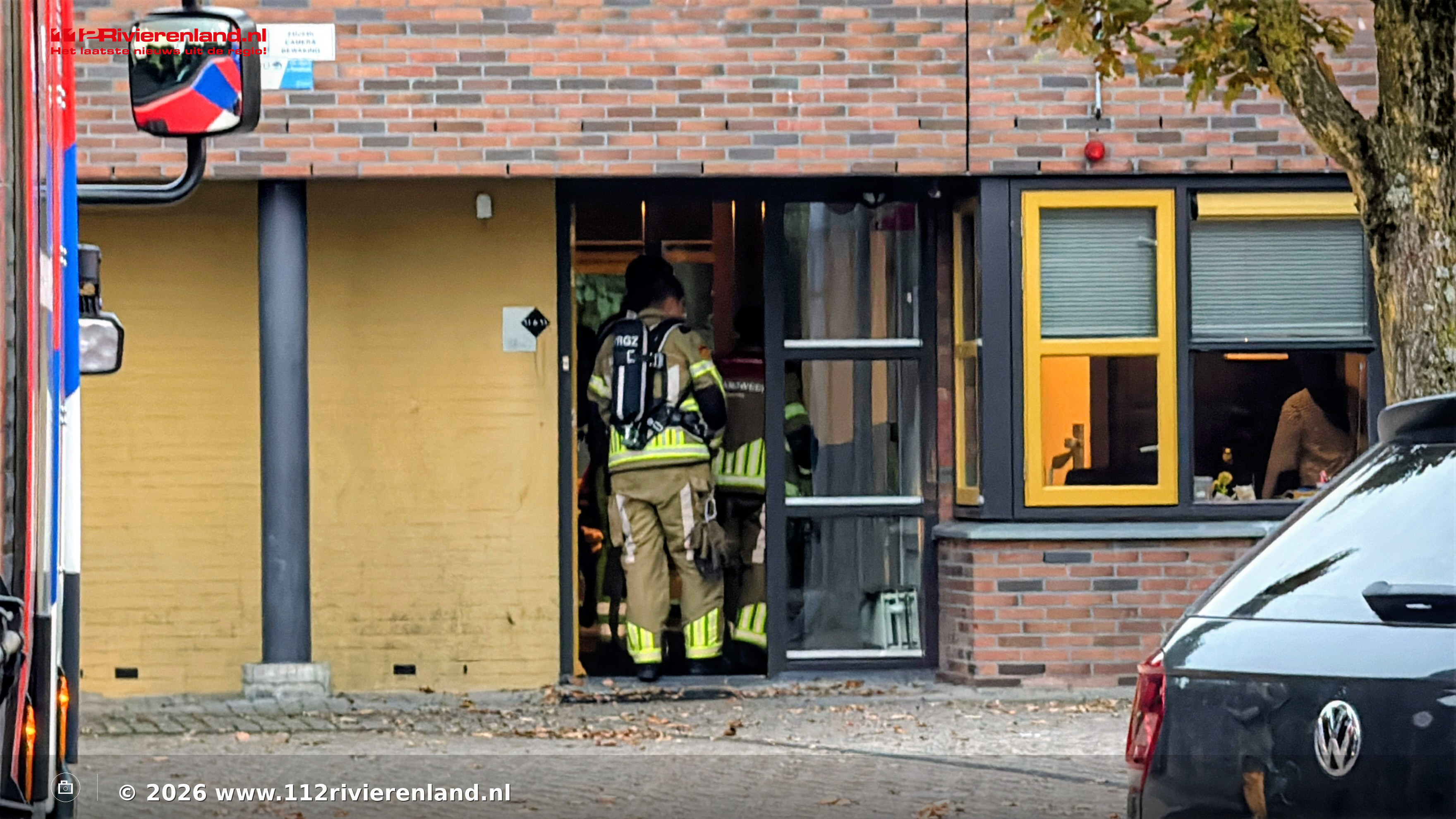 Brandweer rukt uit voor automatisch brandalarm bij jeugdhulpaanbieder
